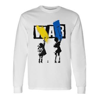 Contra La Guerra Ucrania Camiseta de manga larga - Regaloses