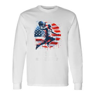 De Baloncesto Usa Team 2028 2028 Ropa De Baloncesto 2028 Camiseta de manga larga - Regaloses