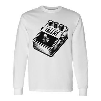 Guitare Électrique Talenttompbox Pédale T-shirt à manches longues - Cadeauxyz