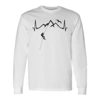 Idea Regalo Per Escursionisti E Arrampicatori Con Ecg Maglietta a maniche lunghe - Novitaregali