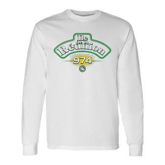 Ile De La Réunion 974 Charette C25 T-shirt à manches longues - Cadeauxyz