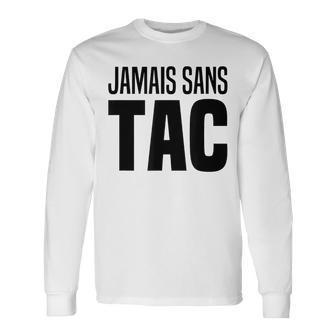 Jamaisans Tac Jeuis Tic Déguisement Duo Deux 2 Personnes T-shirt à manches longues - Cadeauxyz