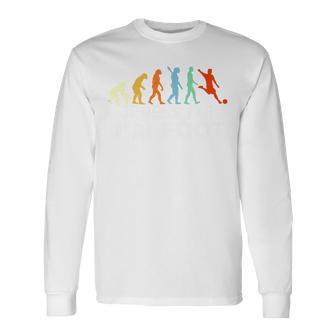 Je Peux Pas J'ai Foot- Évolution Joueur De Foot Cadeau Haut De Gamme T-shirt à manches longues - Cadeauxyz