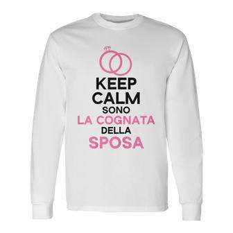 Keep Calm Cognata Futuraposa Divertenti Regalo Amiche Maglietta a maniche lunghe - Novitaregali