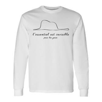 Literary Phrases Littérature Poésie Quote T-shirt à manches longues - Cadeauxyz