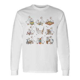 Ot Pediatric Occupational Therapy Silly-Goose Cota Therapist Long Sleeve T-Shirt - Monsterry