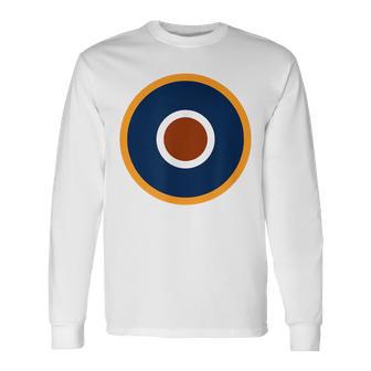 Raf Royal Air Force Roundels 1942 C1 Maglietta a maniche lunghe - Novitaregali