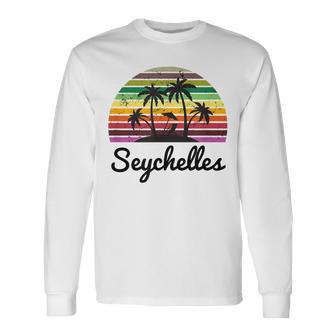 Seychelles Cadeau Deacanceseychelles T-shirt à manches longues - Cadeauxyz