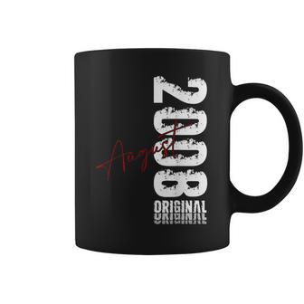 18 Cumpleaños Hombre Regalo Agosto 2008 Taza de café - Regaloses