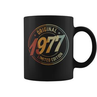 1977 Cumpleaños 48 Cumpleaños Cumpleaños 48 Años Manga Larga Taza de café - Regaloses