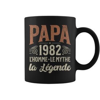 1982 Papa Homme Mythe Légende Humour Anniversaire Papa 1982 Tasse - Cadeauxyz