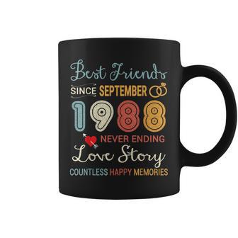 1988Eptiembre Aniversario De Boda De Parejas Taza de café - Regaloses