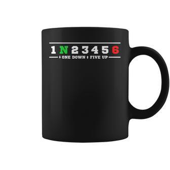 1N23456 Palanca De Cambio Para Motocicleta Taza de café - Regaloses