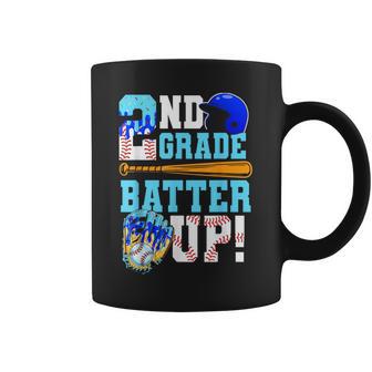 2Nd Grade Back To School Baseball Drip Ice Cream Batter Up Coffee Mug - Thegiftio UK
