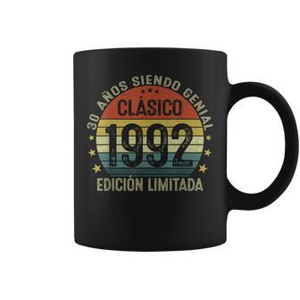 30 Años Cumpleaños Regalo Hombre Intage Hecho En 1992 Taza de café - Regaloses