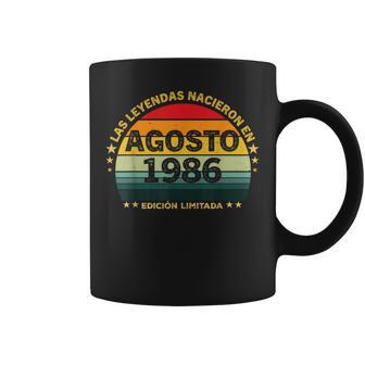 40 Años Cumpleañosintage Nacido En Agosto De 1986 Taza de café - Regaloses