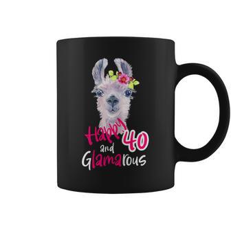 40 Cumpleaños Regalo Es Decoración Llama Divertida Taza de café - Regaloses