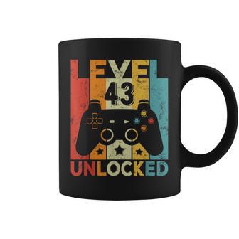 43E Anniversaire Homme 43 Ans Contrôleur De Jeu Gamer Tasse - Cadeauxyz