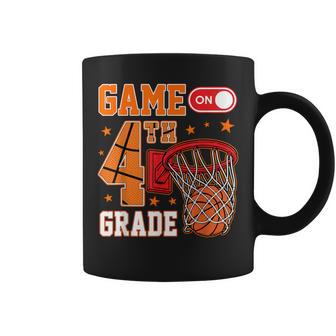 4Th Grade Basketball Back To School Fourth Grade Boys Kids Coffee Mug - Thegiftio UK