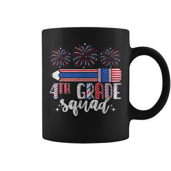 4Th Of July Patriotic 4Th Grade Squad Teacher Matching Coffee Mug - Thegiftio UK