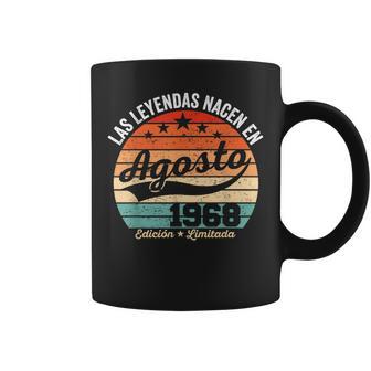 58 Años Cumpleaños Las Leyendas Nacen En Agosto De 1968 Taza de café - Regaloses