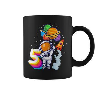 5º Cumpleaños Niño Astronauta 5 Añosiajes Al Espacio Taza de café - Regaloses