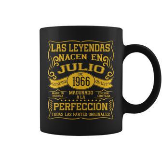 60 Años Cumpleaños Las Leyendas Nacen En Julio De 1966 Taza de café - Regaloses