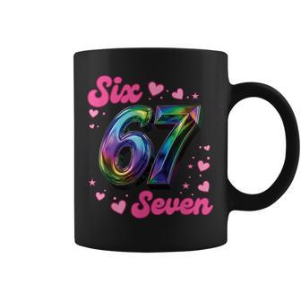 67Eisiete 6-7 Dulce Brainrot Italiano Meme Para Niños Taza de café - Regaloses