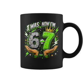 7Th Birthday I Was 6 Now I'm 7 Boys Kids Turning 7 Birthday Coffee Mug - Monsterry UK