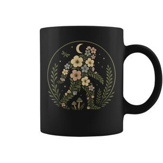 Abstract Floral Bigfoot For Sasquatch Flower Forest Coffee Mug - Thegiftio UK