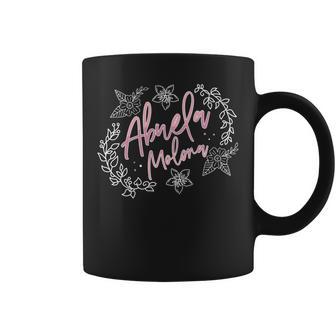 Abuela Molona Abuelita Día Del Abuelo Manga Larga Taza de café - Regaloses