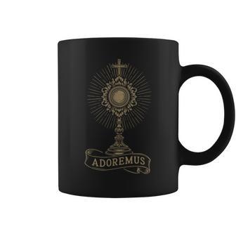 Adoremus Catholic Latin Mass Confirmation Graphic Coffee Mug - Thegiftio UK