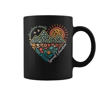 Adventure Awaits Special Education Teach Sped Teacher Camper Coffee Mug | Seseable UK
