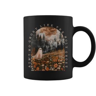 Ain't No Ghost Like The Holy Ghost Floral Forest Halloween Coffee Mug | Seseable UK