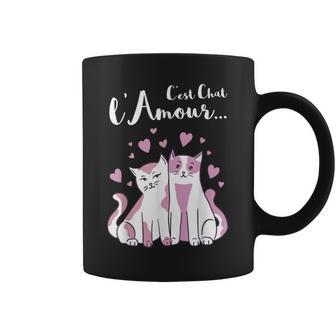Aintalentin Humour Fille C'est Chat L'amour Tasse - Cadeauxyz