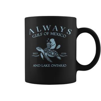 Always Lake Ontario And The Gulf Of Mexico Turtle Coffee Mug - Thegiftio UK