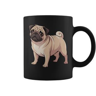 Amante Del Perro Carlino Taza de café - Regaloses