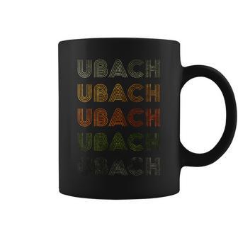 Amor Corazón Ubach Grunge Estilointage Negro Ubach Manga Larga Taza de café - Regaloses