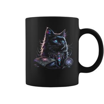 Amoureux Des Chats Des Livres Et De La Magie Tasse - Cadeauxyz
