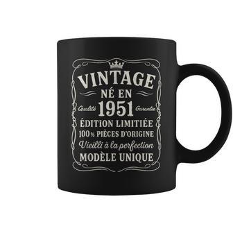 Anniversaire 75 Ans Cadeauintage Né En 1951 75 Ans Homme Tasse - Cadeauxyz