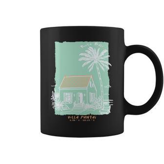 Arte Deurfintage De Recuerdo De Kuta Bali Indonesia Manga Larga Taza de café - Regaloses