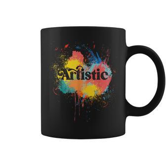 Artístico Funky Artista Arte Estudiante Profesor Arte Tipo Creativo Taza de café - Regaloses
