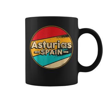 Asturias España Retrointage Recuerdos De Asturias Taza de café - Regaloses