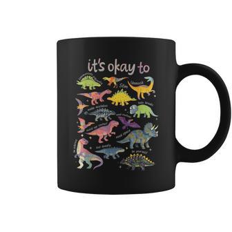 Autism Awareness It's Okay To Be Different Dinosaur Coffee Mug | Seseable UK