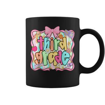 Back To School 3Rd Grade Third Grade Preppy Teacher Girl Coffee Mug - Thegiftio UK