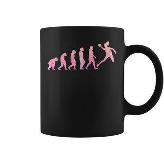 Balonmano Jugador Chicas Es Balonmano Equipo Evolución Balonmano Taza de café - Regaloses
