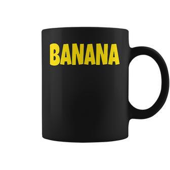 Banana The Word Banana On A コスチューム コーヒーマグ - Kawaiitshirt