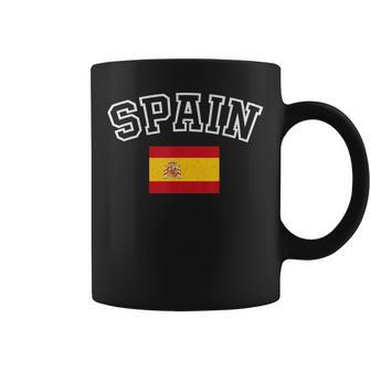 Bandera De Españaintage Envejecida Con Diseño Retro Taza de café - Regaloses