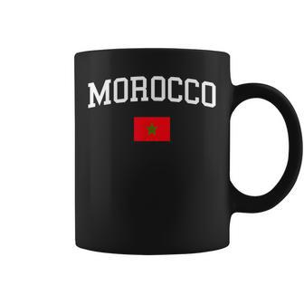 Bandera Marroquí Para Hombre Niños Marruecos Taza de café - Regaloses