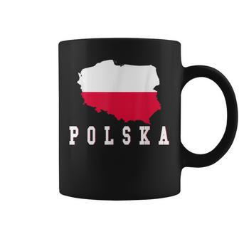 Bandera Polaca Patriótica Polonia Hombres Es Niños Polska Taza de café - Regaloses